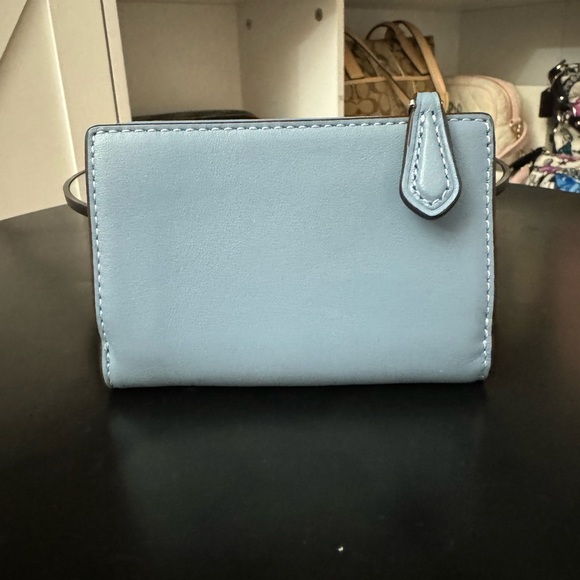 Coach Sky Blue Leather Wallet - Picture 2 of 5